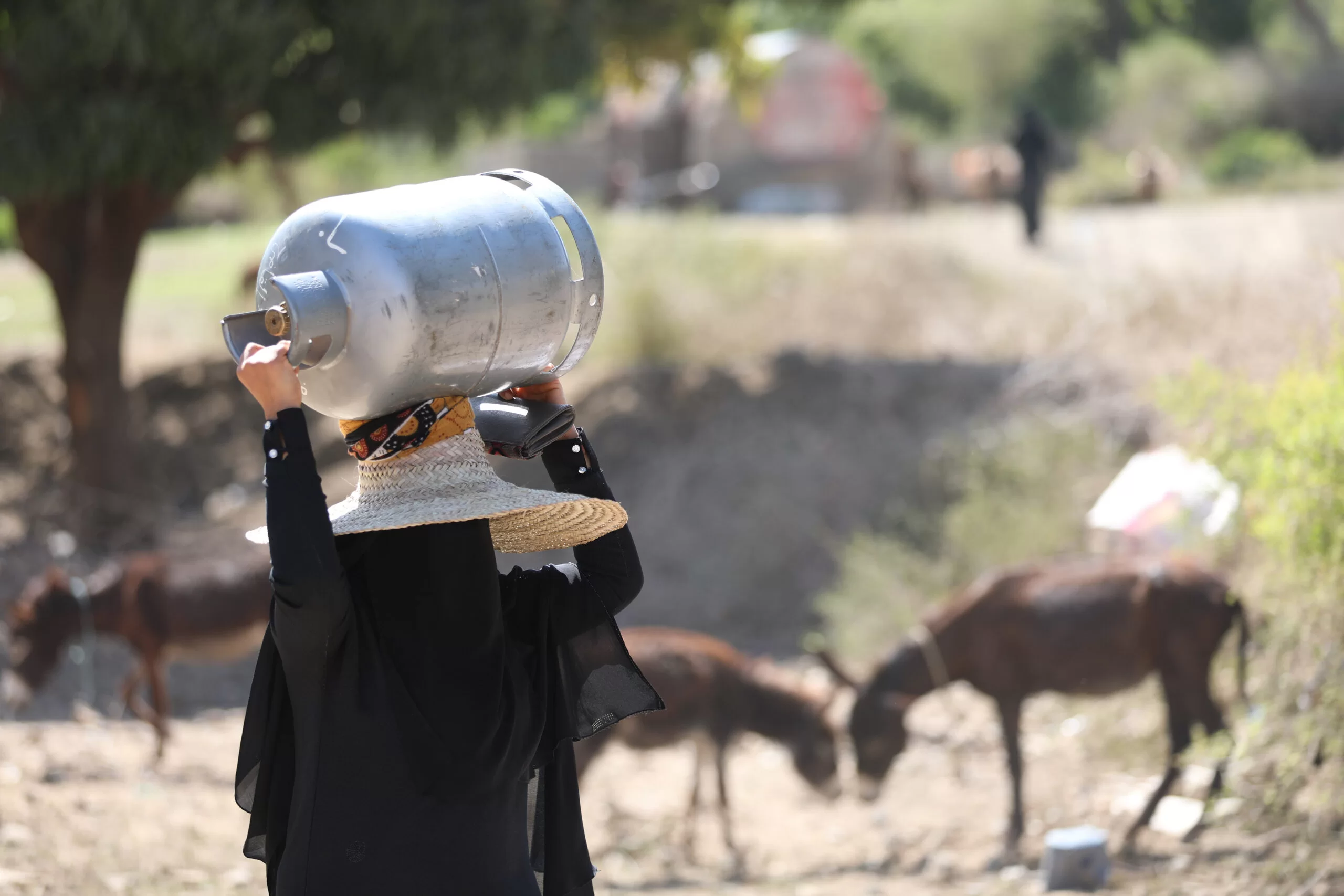 انخفاض معروض الغاز يهدد مشاريع الغذاء في اليمن